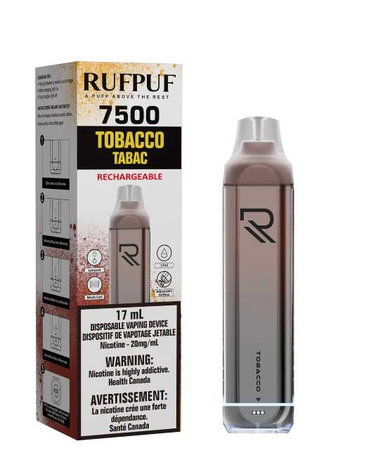 Rufpuf 7500 (Excise Tax) Tobacco TheVapeman.ca